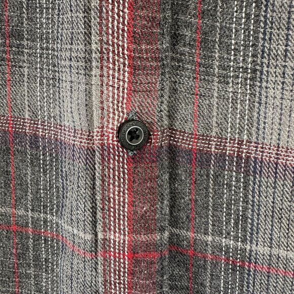 DC Shoes Shirt Men's SP Black Plaid Long Sleeve Button‎ Down Skateboard Pockets - Picture 3 of 11